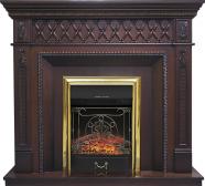 Портал Royal Flame под классический очаг Alexandria (махагон коричневый антик)