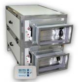 Приточно-вытяжная установка с рекуператором и фреоновым охладителем Breezart 4500 Aqua RR F