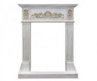 Портал Dimplex Marseille (под очаг Viotta) белый дуб с золотой патиной