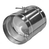 Воздушный клапан для круглых воздуховодов с ручной регулировкой Аэроблок DCr 100