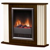 Vianna Deluxe является уникальным каминокомплектом, выполненным с имитацией фактуры дерева, который станет замечательным дополнением интерьера благодаря эксклюзивному стилю исполнения. В каминокомплект входит портал в стиле Deluxe и встроенный очаг Viotta. В дополнение к готовому каминокомплекту можно купить аксессуары. Электрокамин обладает такими главными отличительными чертами: тепловентилятором на 2 кВт, вмонтированным в основание; реалистичным эффектом пламени; красивым и компактным дизайном; элементарной установкой - просто включить в розетку; качественным обогревом за считанные минуты; возможностью работы с обогревом, а также без него; все кнопки скрыты под щитком; наличием пульта дистанционного управления; простым контролем температуры нагрева с помощью двухступенчатого переключателя мощности. Камины помогают создать атмосферу интимности и теплоты, они призваны дарить радость, а также отвлекать от повседневных забот, притягивая к себе внимание и завораживая. Лёгкость в применении электрокаминов отвечают всем требованиям современной жизни. Если нужен камин в качестве декоративного элемента, можно купить электрокамин и поставить его у любой стены без необходимости в дымоходе или вытяжке. Преимущества электрокамина Vianna Deluxe: Реальное пламя достигается за счет последней разработки компании Dimplex — эффекта реального пламени Optiflame. Благодаря этому огонь в электрокамине невозможно отличить от настоящего. Домашний уют создается благодаря реалистичному эффекту пламени и мерцающим уголькам. Дизайн - электрокамин Dimplex прекрасно дополняет любой интерьер. Простота установки: не придется получать разрешения и подписывать много бумаг для согласования. А еще электрокамин Dimplex не нуждается в профессиональной установке. Он просто включается в розетку и можно наслаждаться живым пламенем, а пульт дистанционного управления облегчит управление камином.