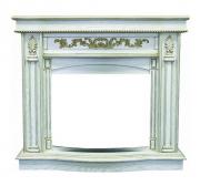 Портал Royal Flame Cardinal (под очаг Dioramic 25 LED FX) белый дуб с золотой патиной