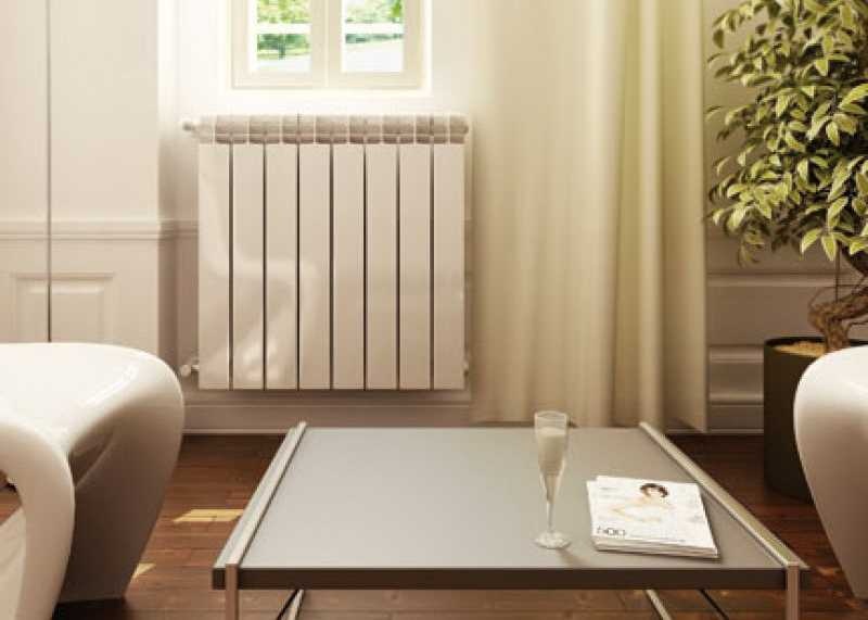 биметаллический радиатор в интерьере биметаллический радиатор