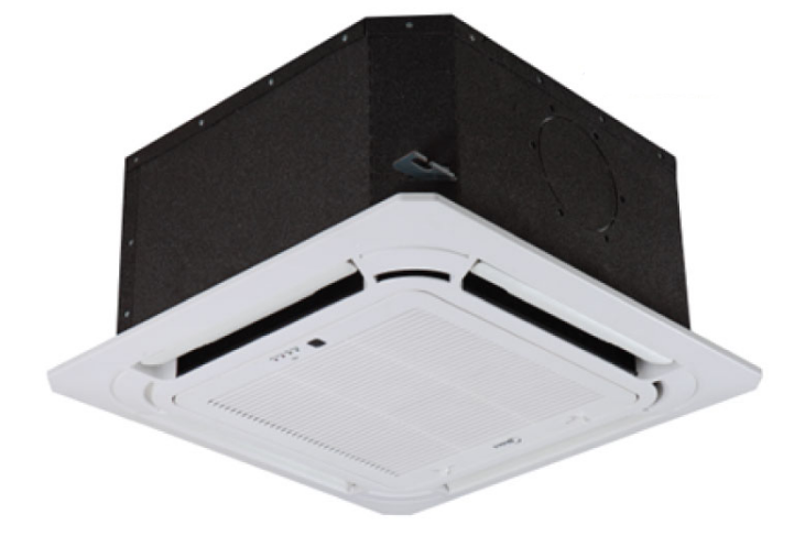 Внутренний блок кассетного кондиционера с 4-х поточными жалюзями Внутренний блок у кассетного кондиционера