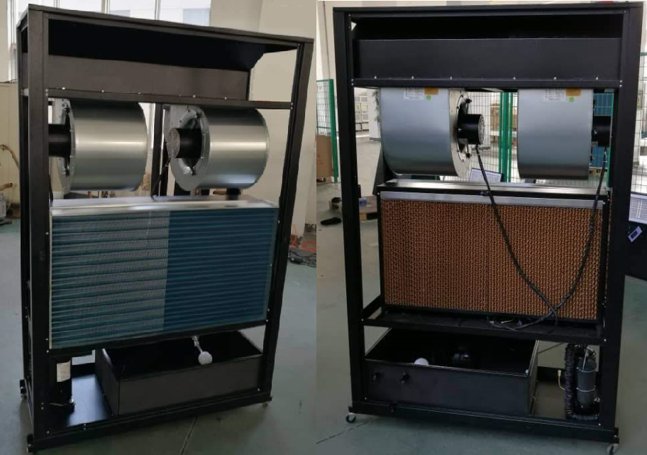 Конструктивные особенности моноблочного осушителя воздуха с увлажнителем Daksen Конструктивные особенности моноблочного осушителя с увлажнителем Daksen DHH