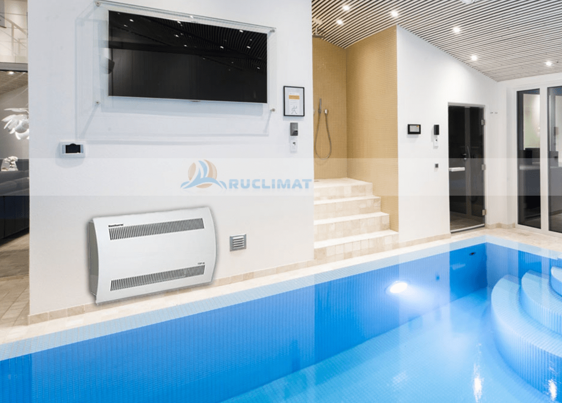 Настенный осушитель воздуха для бассейна Настенный осушитель воздуха