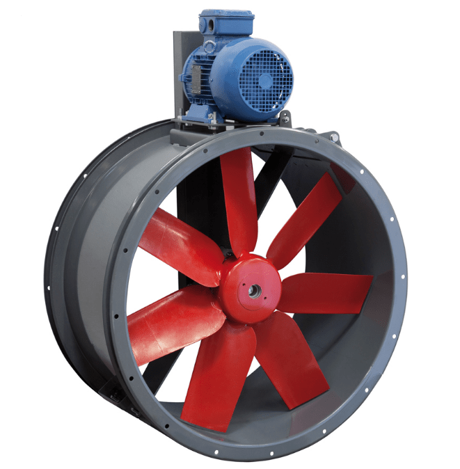 осевой промышленный вентилятор для подключения к воздуховоду промышленный осевой вентилятор с фланцами
