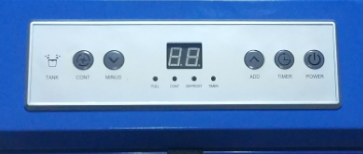 Панель управления промышленного осушителя Daksen HRDA-500 Панель управления осушителя Daksen HRDA-500