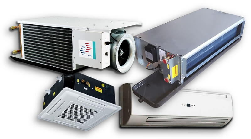 Типы фанкойлов Типы фанкойлов