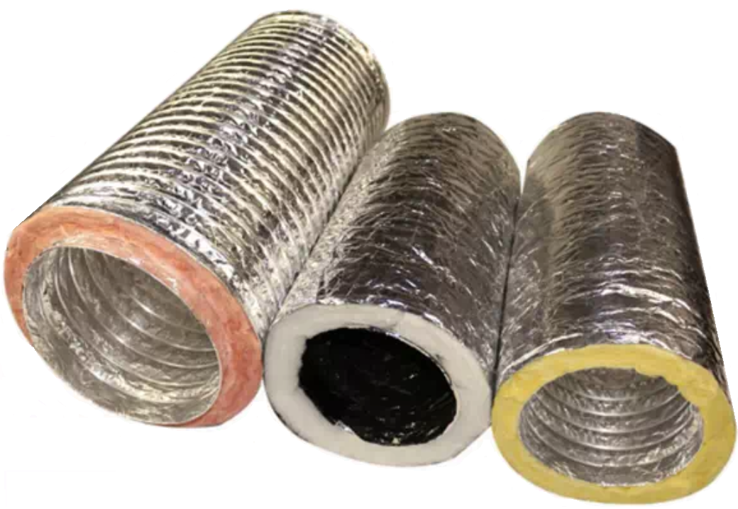 типы изолированных гибких воздуховодов гибкие изолированные воздуховоды