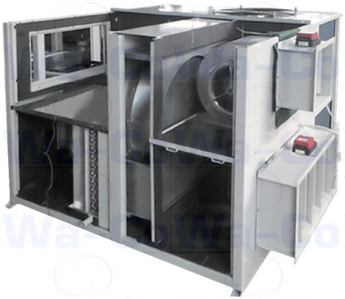 Крышный кондиционер Wa-Co с роторным рекуператором Руфтоп Wa-Co с роторным рекуператором