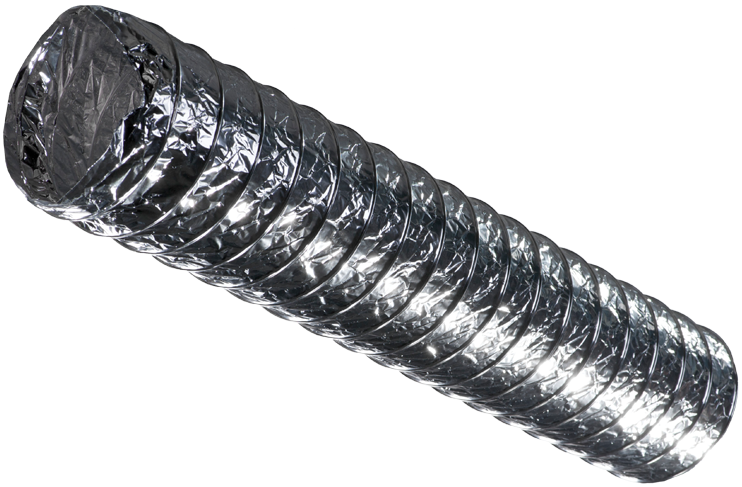 Гибкий воздуховод без изоляции Неизолированный гибкий воздуховод