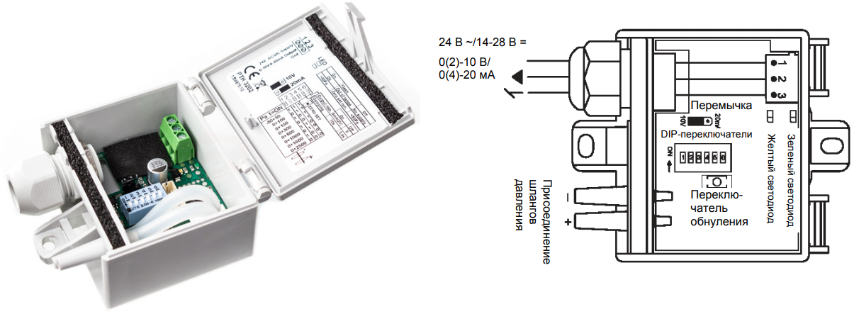 устройство преобразователя давления устройство датчика давления