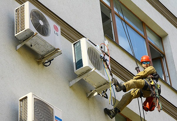 монтаж кондиционера с альпинистом монтаж кондиционера с альпинистом
