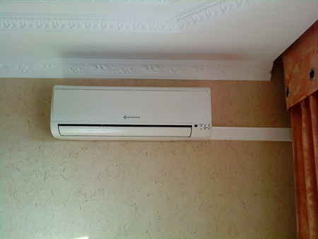 монтаж внутреннего блока с правой стороны монтаж внутреннего блока с правой стороны