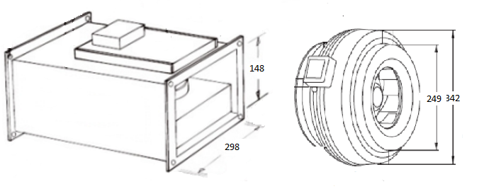сравнение прямоугольного вентилятора 30 15 с аналогом круглого сечения сравнение вентилятора 30 15 с аналогом круглого сечения